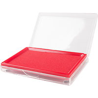 M&G 晨光 AYZ97513 方形快干印台 138*88mm 大号 红色 单个装