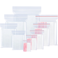 移动端、京东百亿补贴：登比 食品自封袋加厚防水PE透明手机口罩收纳袋封口胶袋防尘7号封口袋