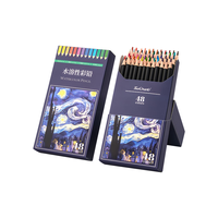 touchmark彩铅36色水溶性美术生手绘彩色铅笔不断铅儿童涂色画笔绘画套装文具