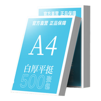 绘威A4打印纸70g500张 2包复印纸 双面加厚草稿纸 打印书写绘画
