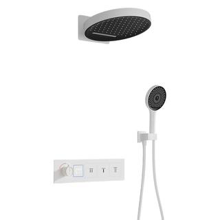 德希顿6056嵌入墙埋式花洒淋浴套装恒温入墙预埋件铜汉斯静雨瀑布