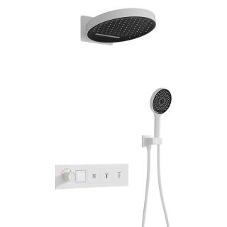 德希顿6056嵌入墙埋式花洒淋浴套装恒温入墙预埋件铜汉斯静雨瀑布