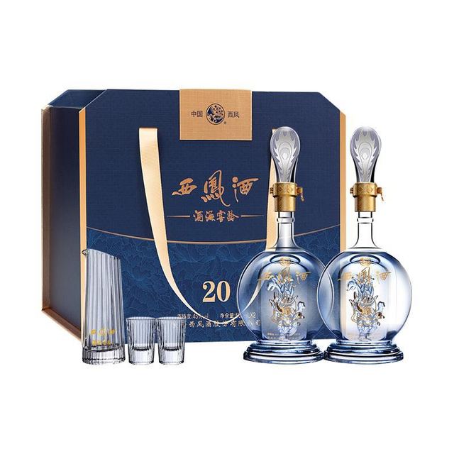 88VIP：西凤酒 20年酒海窖龄 凤香型白酒 45度 500ml*2瓶