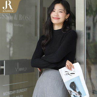 Junerose/六月玫瑰 打底衣含羊毛加绒打底衫
