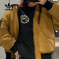 阿迪达斯 （adidas）三叶草棉服男装冬季运动服保暖舒适棒球服夹克外套IX4233 IX4233金色新年 XS