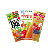 伊藤园维生素果蔬汁饮料12盒*3箱 偏番茄味+偏苹果味+石榴葡萄味 【3箱】偏番茄+偏苹果+石榴葡萄味各一箱