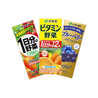 伊藤园维生素果蔬汁饮料12盒*3箱 偏番茄味+偏橙子味+蓝莓葡萄味 【3箱】偏番茄+偏橙子+蓝莓葡萄味各一箱