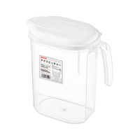 Imakara冰箱冷水壶凉水壶塑料耐高温茶水壶大容量泡茶茶壶晾水大水壶扎壶 家用透明凉水壶1个 1800ml