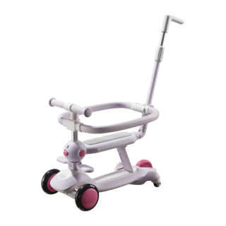 babycare 儿童滑板车多功能遛娃宝宝滑滑车周岁2024   黎空紫 六合一 黎空紫