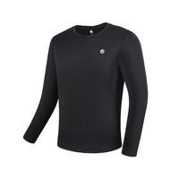 必迈 男款运动T恤 蓄能暖绒长袖