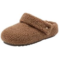 热风 hotwind平底毛毛鞋女鞋2025年冬季新款舒适毛绒包头拖居家百搭拖鞋 02棕色 3