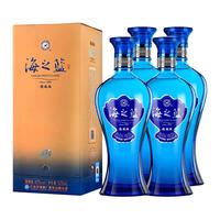 洋河 蓝色经典 海之蓝 42%vol 绵柔浓香型白酒 520ml*4瓶