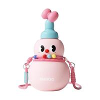 OHHAA葫芦水壶新款可爱吸管杯tritan可装热水大容量儿童女夏季礼物水杯