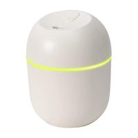 众得利（ZDLE）加湿器迷你卧室香薰机车载办公室桌面空气usb精油小型加湿器冬季防干燥 发光迷你加湿器-白色