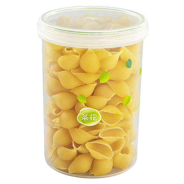 茶花 保鲜盒塑料密封罐密封储物盒 1420ml