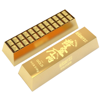 好时 Hershey’s）好运巧金砖 黑巧巴旦木巧克力礼盒618g 新年 年货节