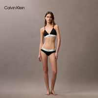 卡尔文·克莱恩 内衣女士ck无钢圈可拆垫三角杯文胸 UB1-太空黑