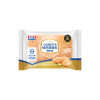 曼可顿 恰巴塔 原味80g*5 意式早餐帕尼尼面包 厚皮橙汉堡胚 源头直发