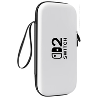 必优美BUBM Switch2收纳包OLED保护壳NS游戏主机保护包防摔便携卡带收纳盒通用硬壳包 白色 NS2硬壳收纳包【白色支架款】