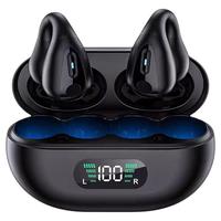 耳夹式蓝牙耳机2025新款无线骨传导正品降噪运动不入耳长续航透气