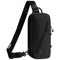 必优美BUBM收纳包全套大容量斜挎包NS/OLED游戏机简约灰色撞色包可放充电器 NS2单肩保护包斜挎包 黑色 NS2游戏机斜跨包【单肩黑色】