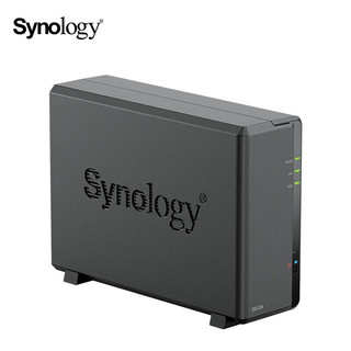 群晖（Synology）DS124 四核心 单盘位 NAS网络存储服务器 个人私有云盘 设备扩容 智能相册 文件自动存储 DS124配群晖8T×1块