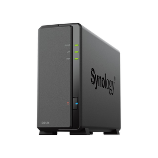 群晖 Synology DS124 四核心单盘位NAS网络存储服务器