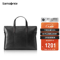 Samsonite CATER系列 男士公文包 TK9*09001 黑色 中号