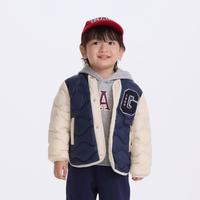 Gap 男女童撞色立领羽绒服外套 641840
