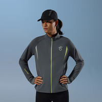 马孔多 原创单品｜防风加绒针织外套吸湿排汗抗静电跑步外套手表孔25年新 未来灰 男款 XL