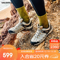 MERRELL 户外徒步鞋男女款ACCENTOR GTX/WP经典防水透气防滑耐磨登山鞋 J500410-GTX白灰（女） 38