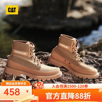CAT 卡特马丁靴工装靴男鞋25春男士户外高帮牛皮休闲风工装短靴 41