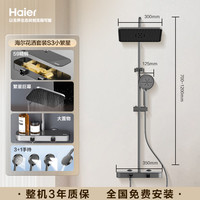 移动端：Haier S3-小繁星 增压淋浴器花洒套装 59精铜 枪灰色