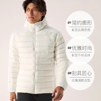 ARC'TERYX ARC‘TERYX/始祖鸟男士短款羽绒服白色薄款鸭绒外套