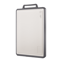 炊大皇 双面抗菌不锈钢菜板谷纤维家用防霉菜板可立厨房砧板案板面板