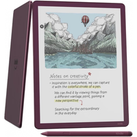AMAZON Kindle Scribe Colorsoft 64GB电纸书读物带前灯彩色墨水屏阅读器 11英寸类纸显示屏 可调暖光 酒红色 300ppi(黑白)，150ppi(彩色)
