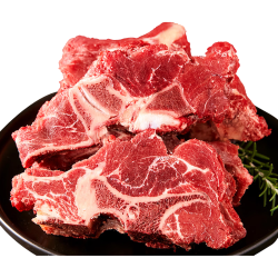 天海藏 进口原切牛脊骨净重5斤肉含量40%-50%牛蝎子牛肉源头直发