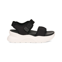 UGG 春季女士舒适坡跟厚底可调节束带休闲凉鞋 1170552黑色