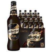 WUSU 乌苏啤酒 黑啤 465ml*12瓶
