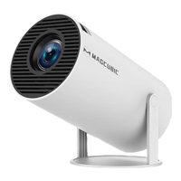 MAGCUBIC投影仪家用卧室白墙直投平板手机投屏小型便携式高清投影仪家庭影院办公会议投影机带幕布 HY300pro+幕布+手提收纳包【豪华套餐】