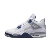 耐克（NIKE）【严选好物】AJ4 Nike Air Jordan 4乔 中帮男女子休闲运动篮球鞋 白蓝DH6927/408452-140 44.5