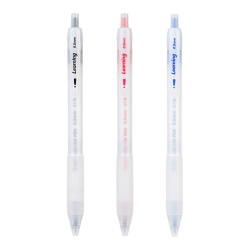爱好 雾感按动中性笔0.5mm