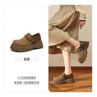 15分钟 女士厚底增高单鞋 2025秋季新款