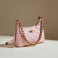 15分钟 百丽国际旗下小香风菱格链条包包2025爆款单肩斜挎女包托特包