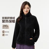 CAMEL骆驼 户外抓绒衣女内胆2025秋冬加绒保暖立领抓绒外套