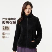 保暖服饰：骆驼 女款户外立领抓绒衣