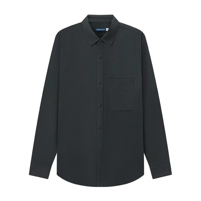 十如仕 100％新疆长绒棉 50支斜纹法兰绒衬衫