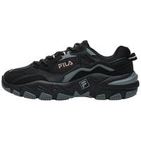 FILA 斐乐 官方老爹鞋男女情侣鞋减震跑步鞋运动鞋掠夺者 2 黑/中灰-BM 39