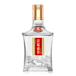 五粮浓香 五粮液股份出品 喜福盛世浓香型白酒 52度100ml