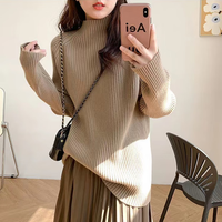 韵暖香哺乳毛衣秋冬季外出辣妈款产后喂奶上衣2024穿搭宽松显瘦针织衣服